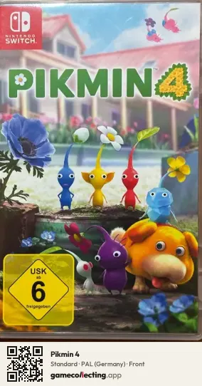 Pikmin 4 Nintendo Switch, Germany box front