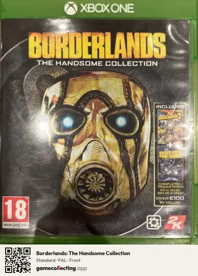 Borderlands: The Handsome Collection Xbox One, PAL box front