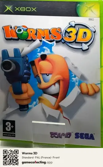 Worms 3D Xbox, France box front