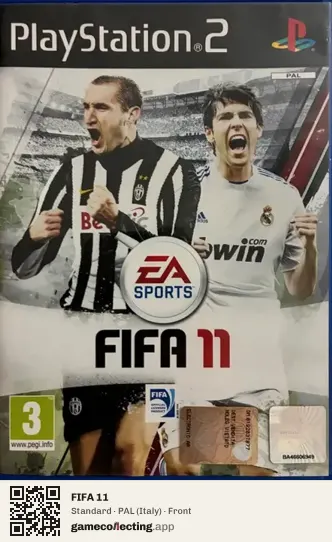 FIFA 11 PlayStation 2, Italy box front