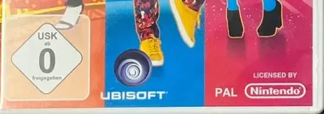 Just Dance 2014, the USK square on its front