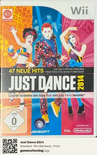 Just Dance 2014 Nintendo Wii, Germany box front