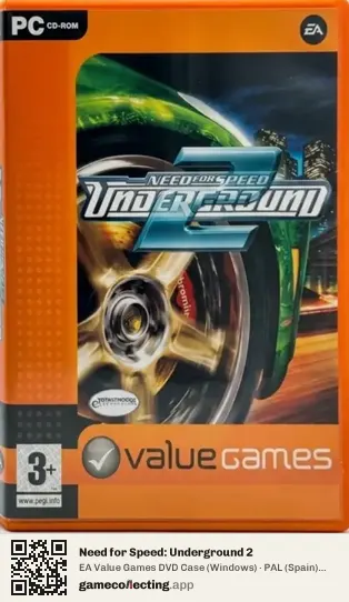 Need for Speed: Underground 2 Computer, Spain box front