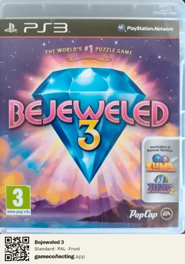 Bejeweled 3 PlayStation 3, PAL box front