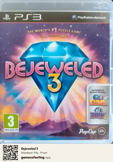 Bejeweled 3 PlayStation 3, PAL box front