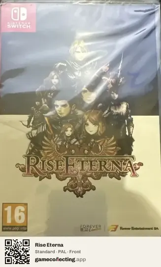 Rise Eterna Nintendo Switch, PAL box front
