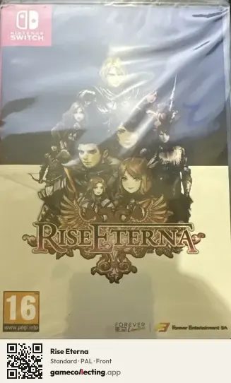Rise Eterna Nintendo Switch, PAL box front