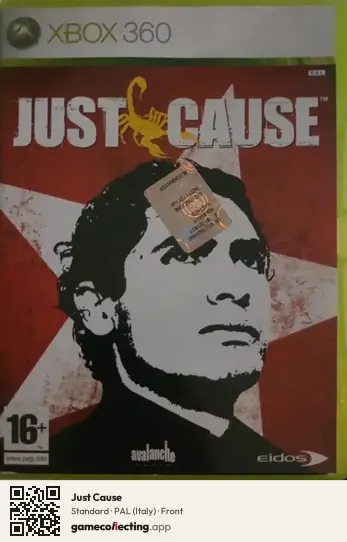 Just Cause Xbox 360, Italy box front