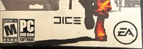 Battlefield: Bad Company 2, the ESRB box on its front