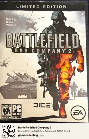 Battlefield: Bad Company 2 Computer, NTSC box front