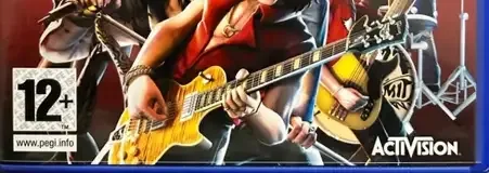 Guitar Hero: Aerosmith, the PEGI square on its front