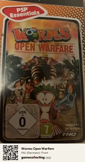 Worms: Open Warfare PlayStation Portable, Germany box front