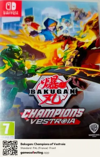 Bakugan: Champions of Vestroia Nintendo Switch, France box front
