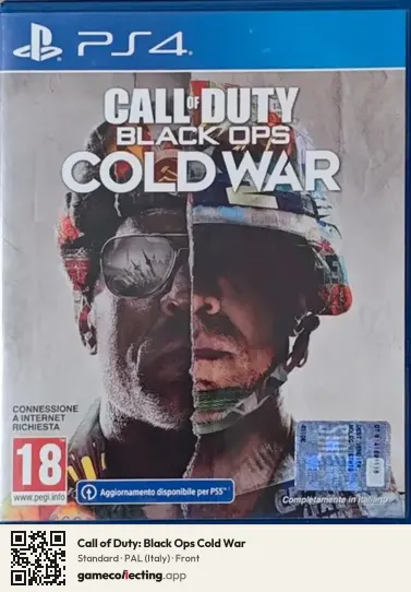 Call of Duty: Black Ops Cold War PlayStation 4, Italy box front