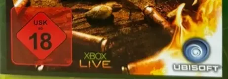 Far Cry 2, the USK square on its front