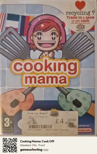 Cooking Mama: Cook Off Nintendo Wii, PAL box front