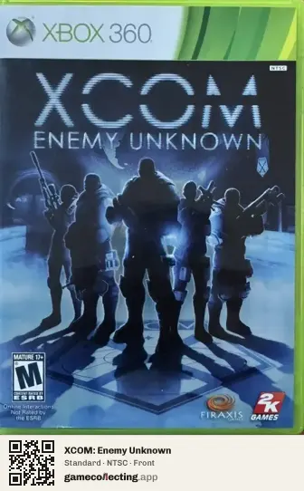 XCOM: Enemy Unknown Xbox 360, NTSC box front
