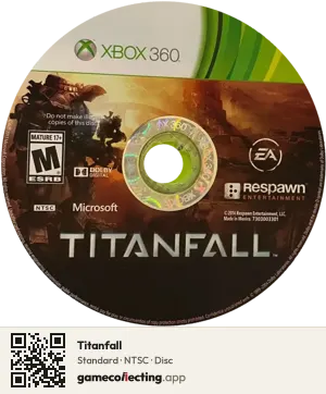 Titanfall Xbox 360, NTSC disc