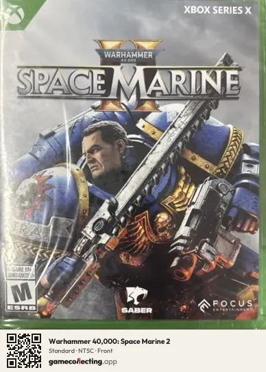 Warhammer 40,000: Space Marine 2 Xbox Series X, NTSC box front