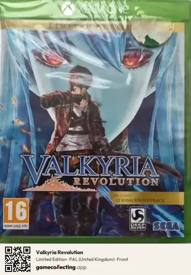Valkyria Revolution Xbox One, United Kingdom box front
