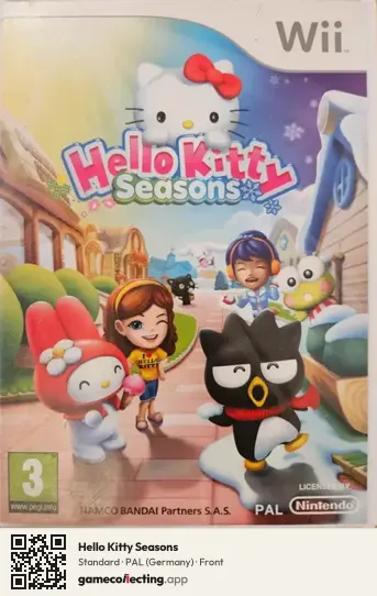 Hello Kitty Seasons Nintendo Wii, Germany box front