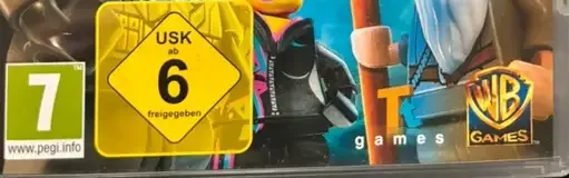 LEGO Dimensions, the USK square on its front