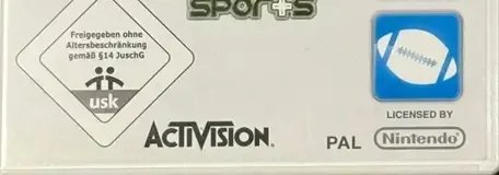 Big League Sports, the USK square on its front