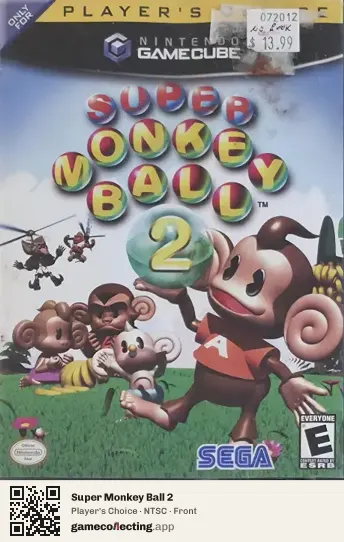 Super Monkey Ball 2 Nintendo GameCube, NTSC box front