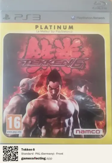 Tekken 6 PlayStation 3, Germany box front