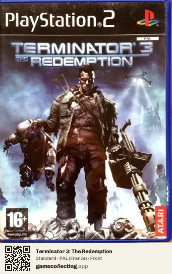 Terminator 3: The Redemption PlayStation 2, France box front
