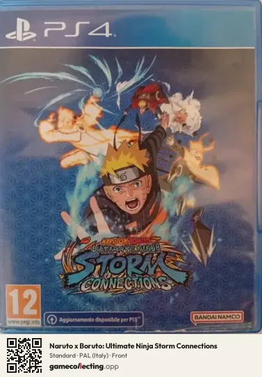 Naruto x Boruto: Ultimate Ninja Storm Connections PlayStation 4, Italy box front