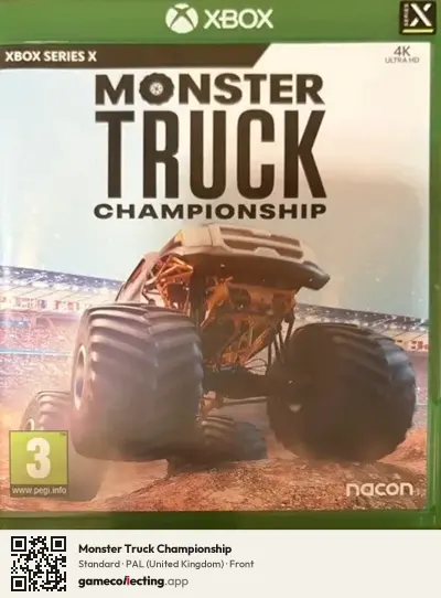 Monster Truck Championship Xbox Series X, United Kingdom box front