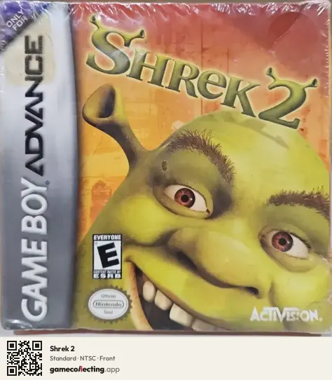 Shrek 2 Game Boy Advance, NTSC box front