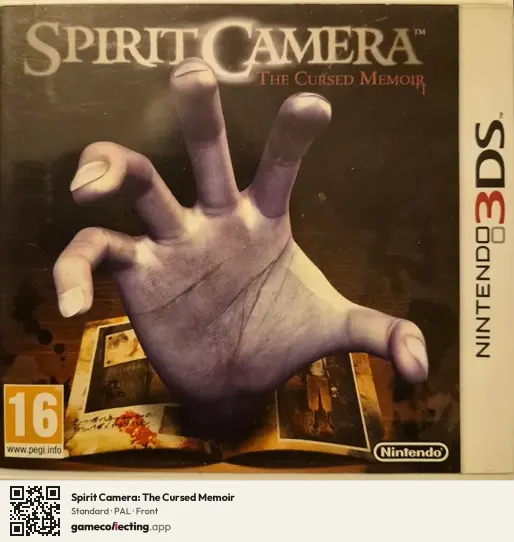 Spirit Camera: The Cursed Memoir Nintendo 3DS, PAL box front