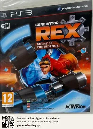 Generator Rex: Agent of Providence PlayStation 3, Nordic countries box front