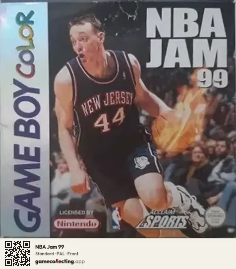 NBA Jam 99 Game Boy Color, PAL box front