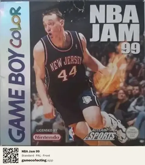 NBA Jam 99 Game Boy Color, PAL box front