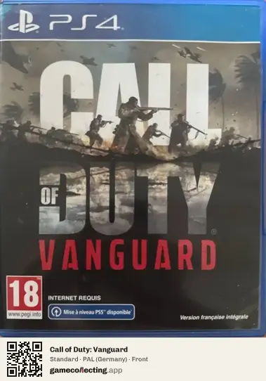 Call of Duty: Vanguard PlayStation 4, Germany box front