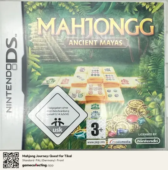 Mahjong Journey: Quest for Tikal Nintendo DS, Germany box front
