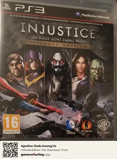 Injustice: Gods Among Us PlayStation 3, Germany box front
