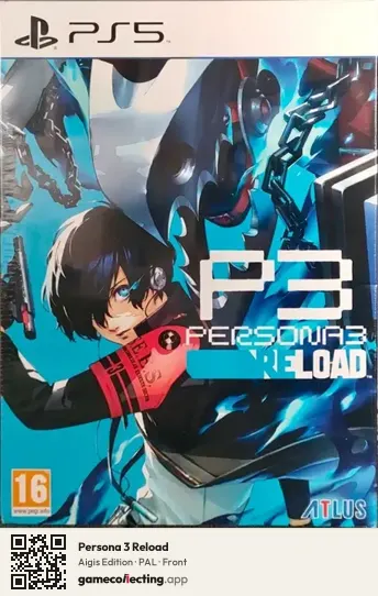 Persona 3 Reload PlayStation 5, PAL box front
