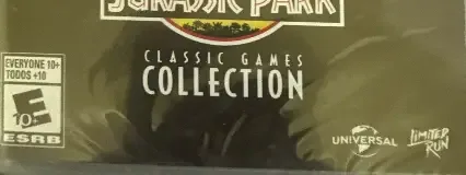 Jurassic Park Classic Games Collection, the ESRB box on its front