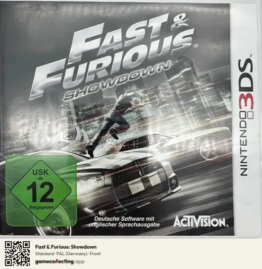 Fast & Furious: Showdown Nintendo 3DS, Germany box front