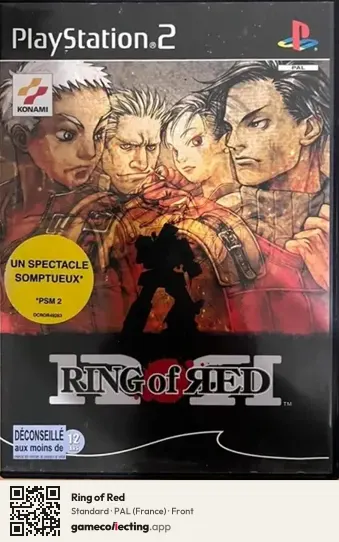 Ring of Red PlayStation 2, France box front
