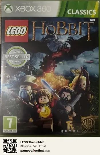 LEGO The Hobbit Xbox 360, PAL box front