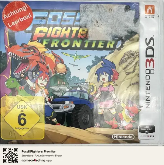 Fossil Fighters: Frontier Nintendo 3DS, Germany box front
