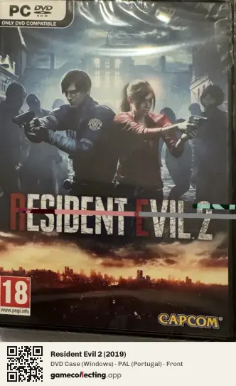 Resident Evil 2 (2019) Computer, Portugal box front