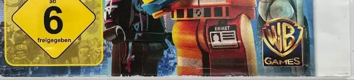 The LEGO Movie Videogame, the USK square on its front