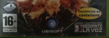 Tom Clancy's EndWar, the PEGI square on its front