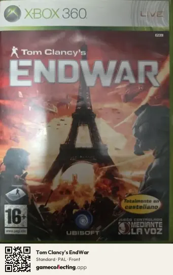 Tom Clancy's EndWar Xbox 360, PAL box front